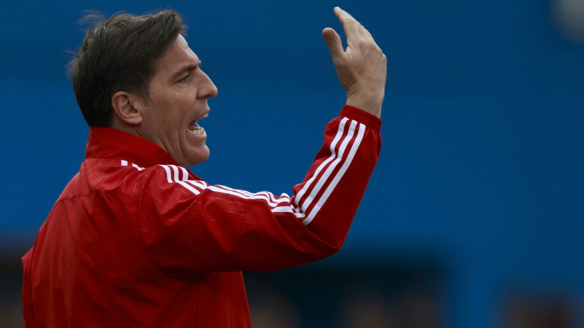 Berizzo, en un partido con el Celta. (Getty)