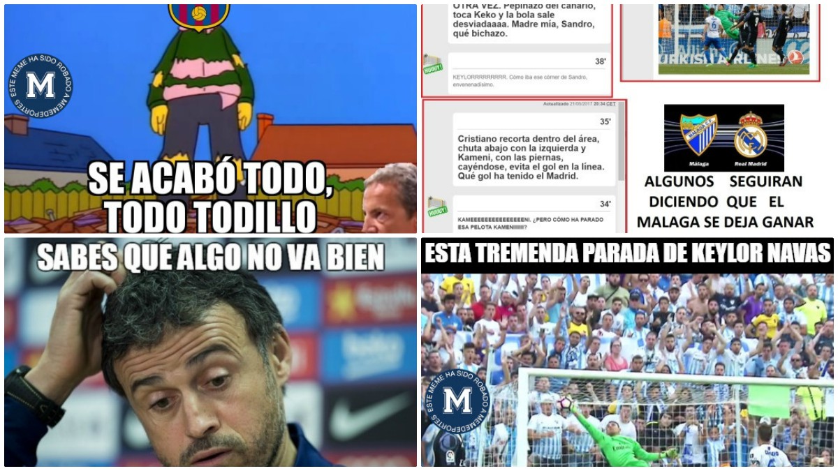 Repasamos los mejores memes del Málaga-Real Madrid.