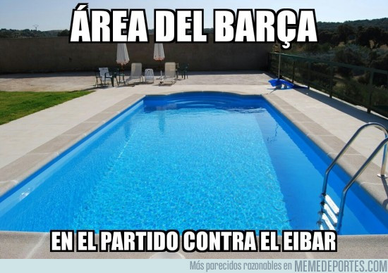 Los piscinazos y los lloros culés protagonizan los memes del Barcelona Vs Eibar