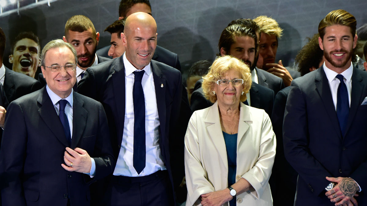 Florentino se rinde a Zidane: «Fuiste el mejor jugador y ahora eres el mejor entrenador del mundo»