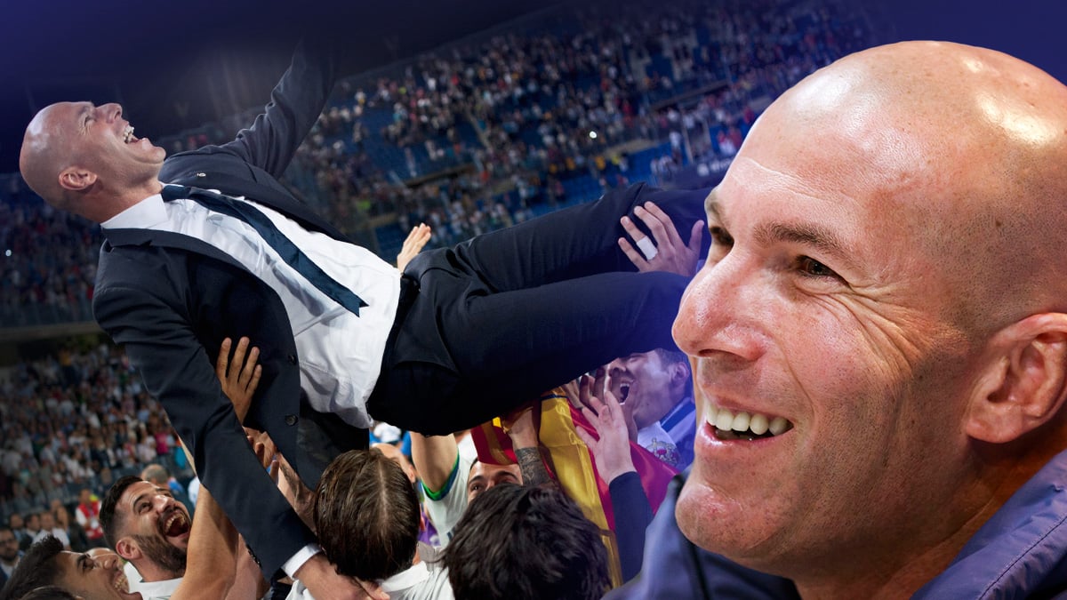 Zidane, nacido para entrenar al Real Madrid