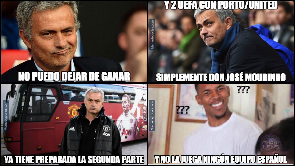 Mourinho, es el amo de los memes tras el triunfo del Manchester United