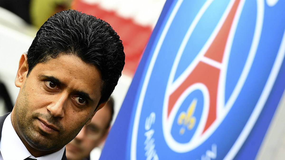 El dueño del PSG, Nasser Al-Khelaifi el verano pasado (AFP).