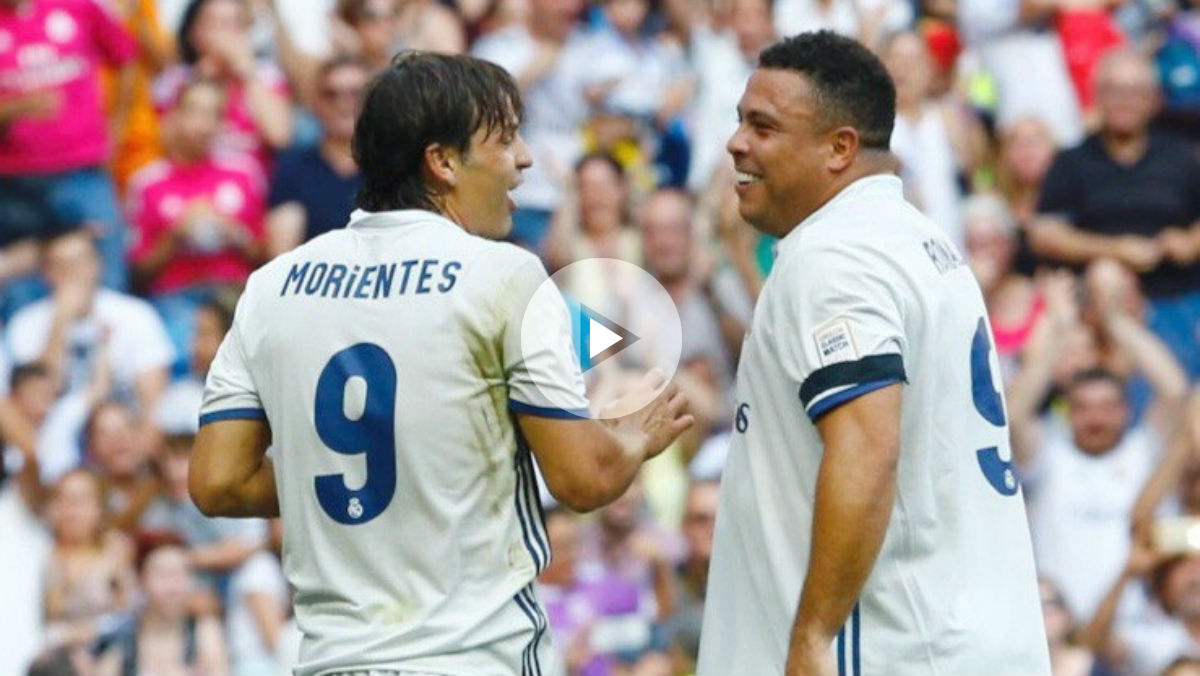 El Bernabéu se puso en pie para aplaudir a Ronaldo Nazario