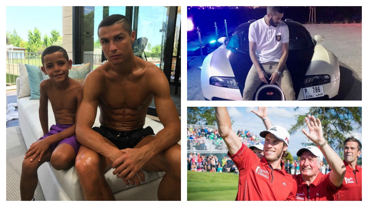 Las vacaciones de la BBC, las más representativas del Real Madrid. (Instagram)