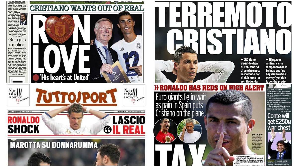 La prensa internacional se hace eco de la noticia de Cristiano Ronaldo.