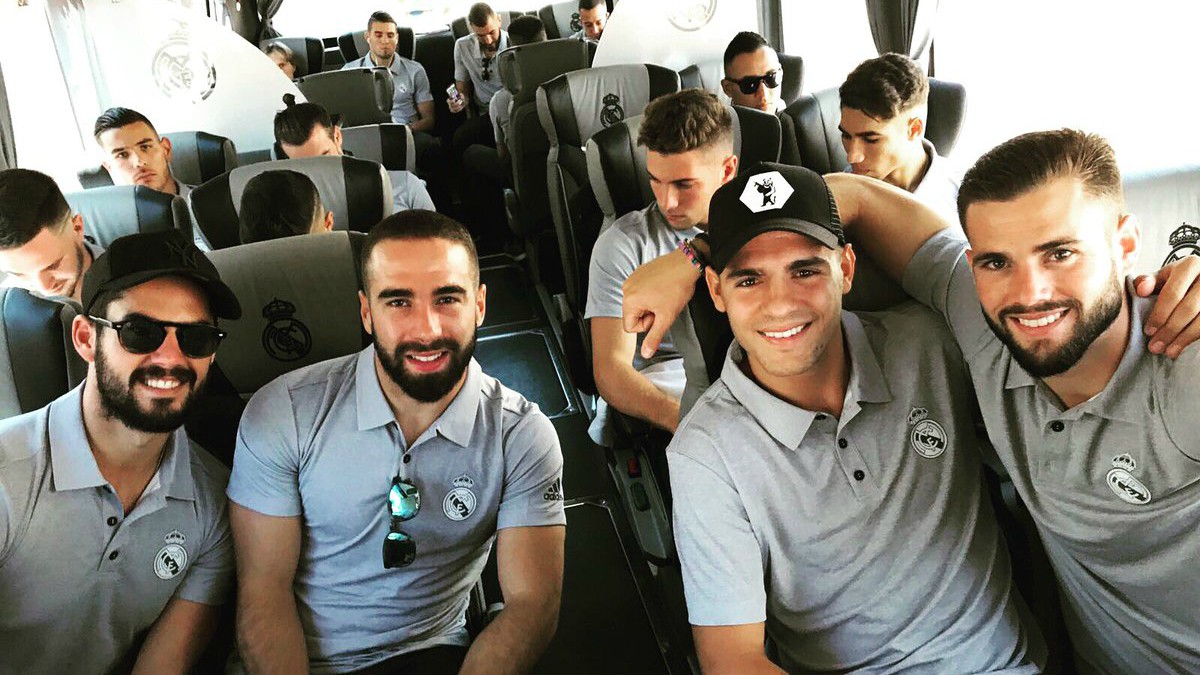 Los jugadores del Real Madrid, preparados para comenzar la pretemporada.