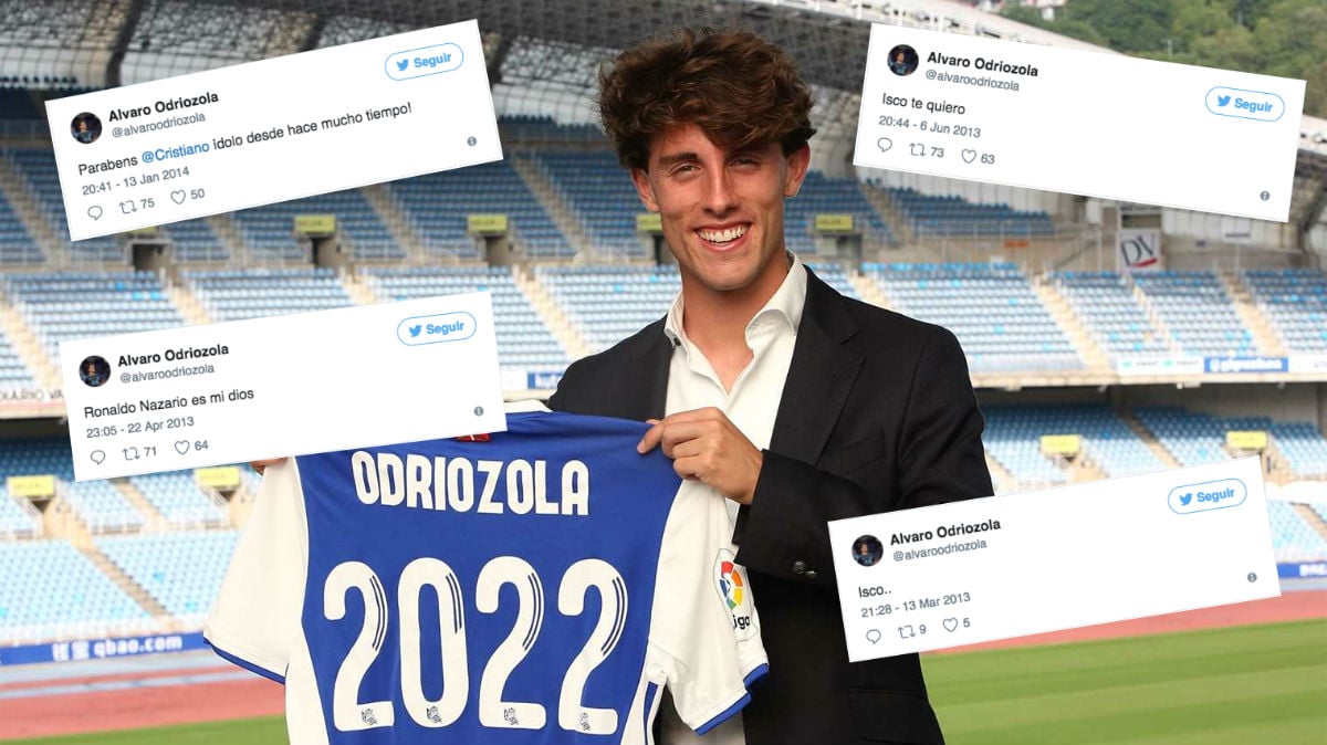 Álvaro Odriozola y sus tuits más madridistas.