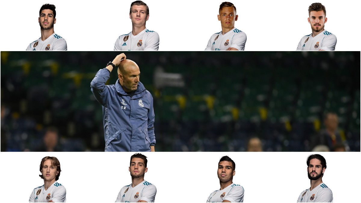 Zidane tiene un bendito problema: un centro del campo con infinitas posibilidades