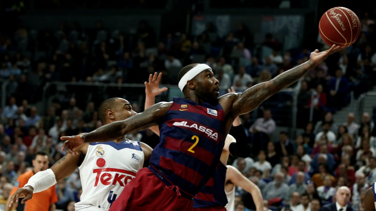 Tyrese Rice en un partido contra el Real Madrid. (Getty)