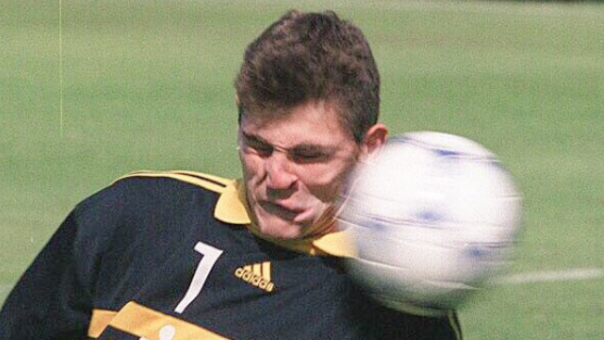 Iker Casillas, en uno de sus primeros años en el Real Madrid.