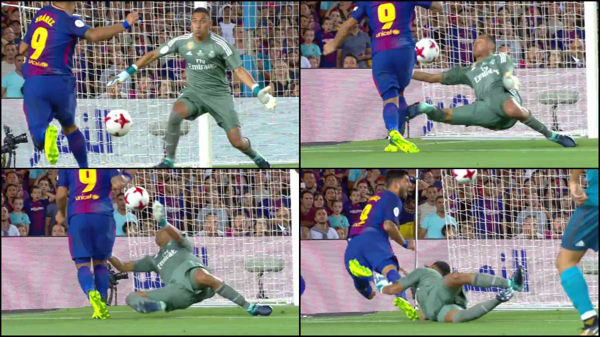 Keylor no cometió penalti sobre Suárez.