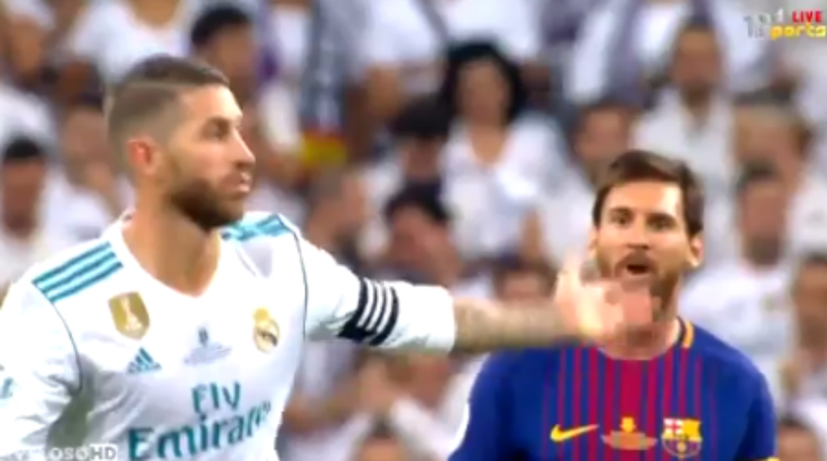 Messi perdió los nervios e insultó a Sergio Ramos: «¡La concha de tu madre!»