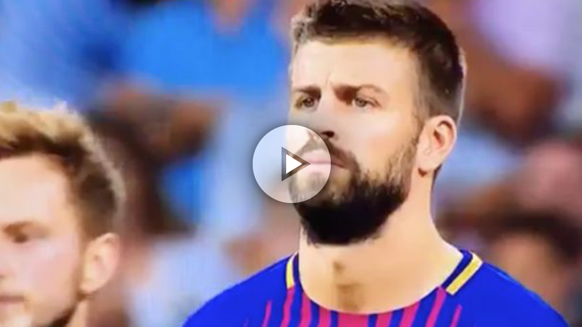 El Bernabéu le dedicó la Supercopa a Piqué: «¡Cabrón, saluda al campeón!»