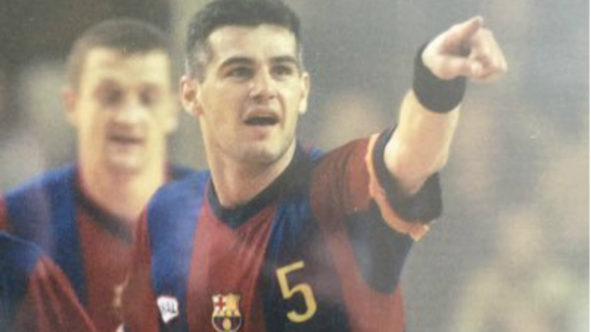 Enric Masip durante su paso por el Barça.