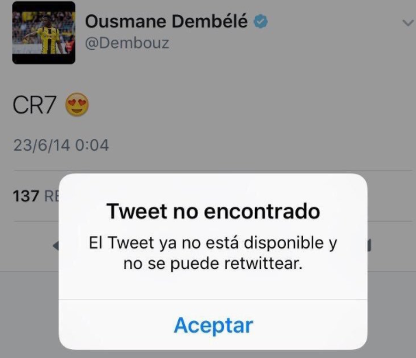 La gran mentira de Dembélé: «Soy del Barça desde los 8 años»