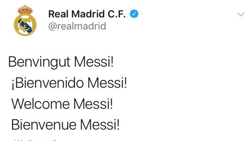 El Real Madrid sufre un hackeo y anuncia el fichaje de… ¡Messi!