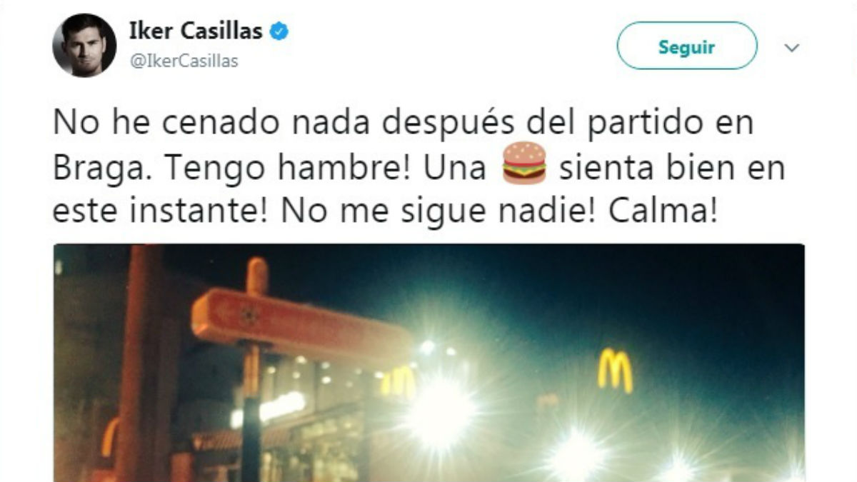 Casillas tuiteó rindiendo homenaje a Manuel Bartual (Twitter).