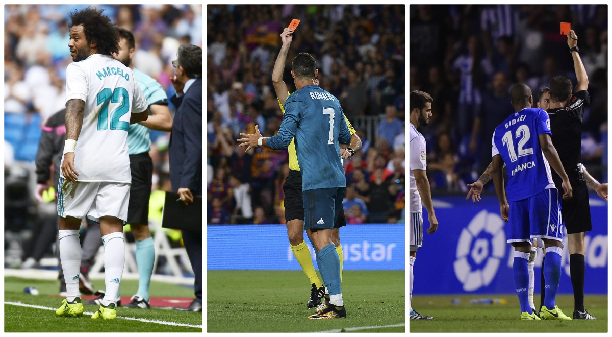 Otra cacicada de Competición: dos partidos a Marcelo por su roja ante el Levante