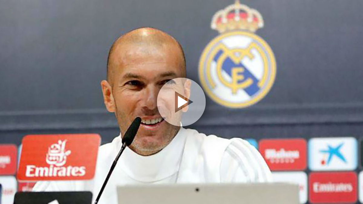 Zidane: «Puede que nos falte un 9, pero nos apañaremos»