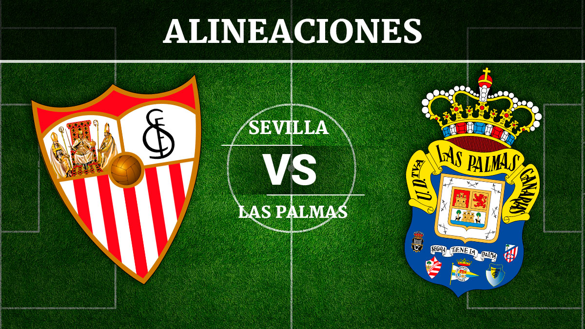 Consulta las posibles alineaciones del Sevilla vs Las Palmas.
