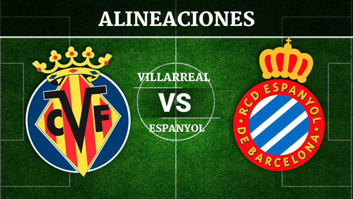 Consulta las posibles alineaciones del Villarreal vs Espanyol.