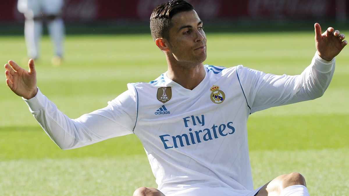 Cristiano Ronaldo se lamenta tras una de las ocasiones falladas en Mendizorroza. (Getty Image)