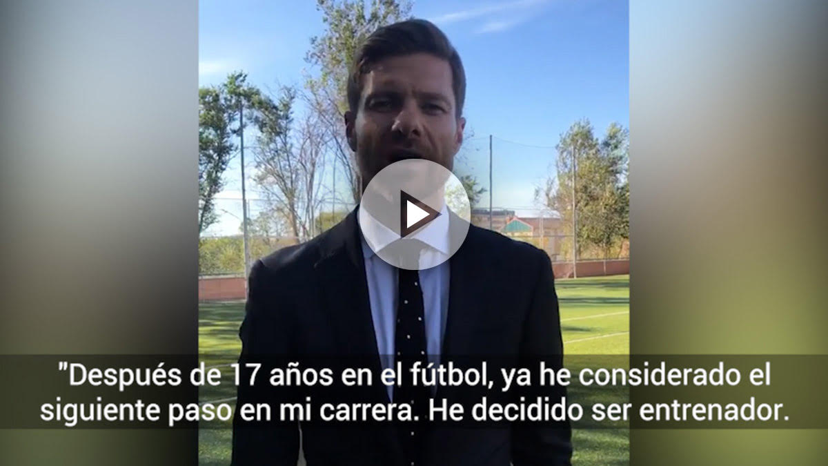 Xabi Alonso anuncia su decisión.