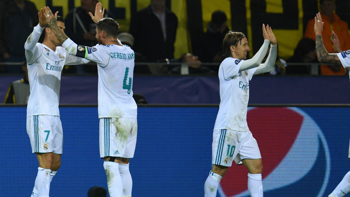 El Real Madrid dio un golpe sobre la mesa en Dortmund. (AFP)