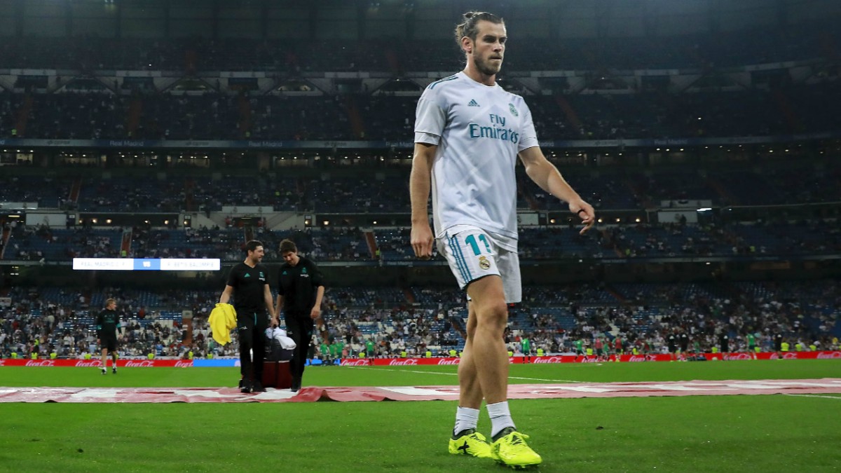 Gareth Bale, en un partido con el Real Madrid. (Getty)