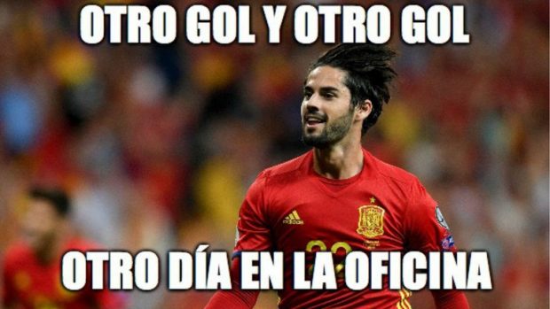 Isco y Piqué protagonizan los mejores memes de la victoria de la España