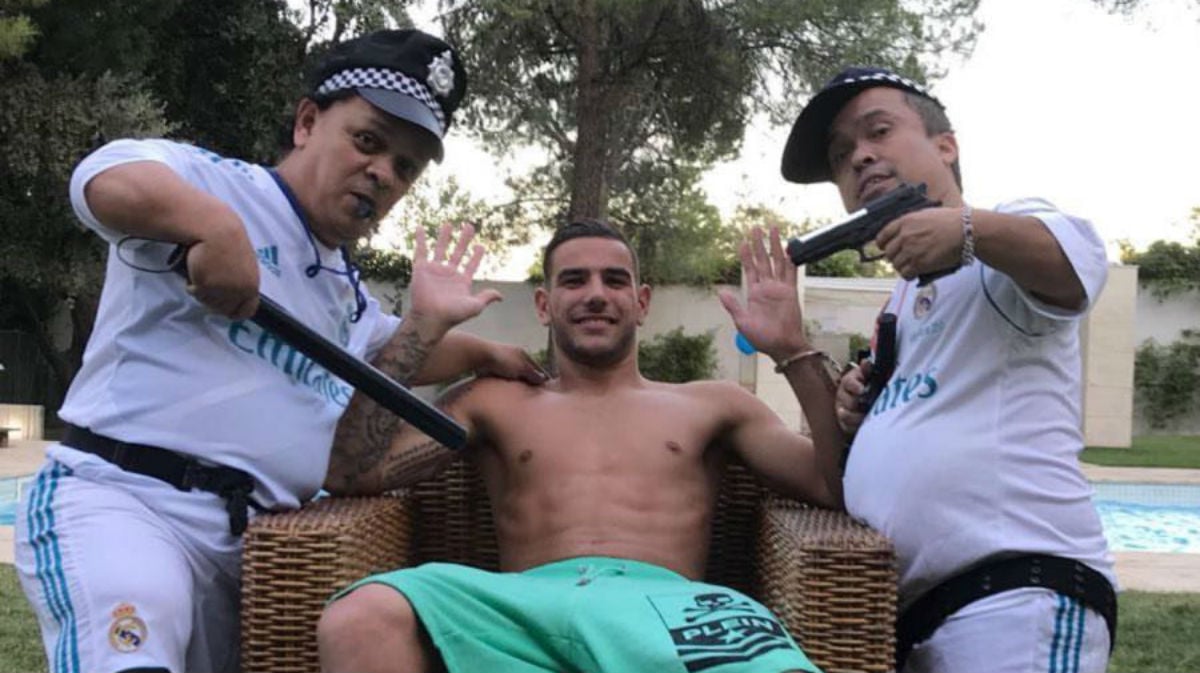 Así fue la fiesta de cumpleaños de Theo: enanos policías y una polémica tarta madridista