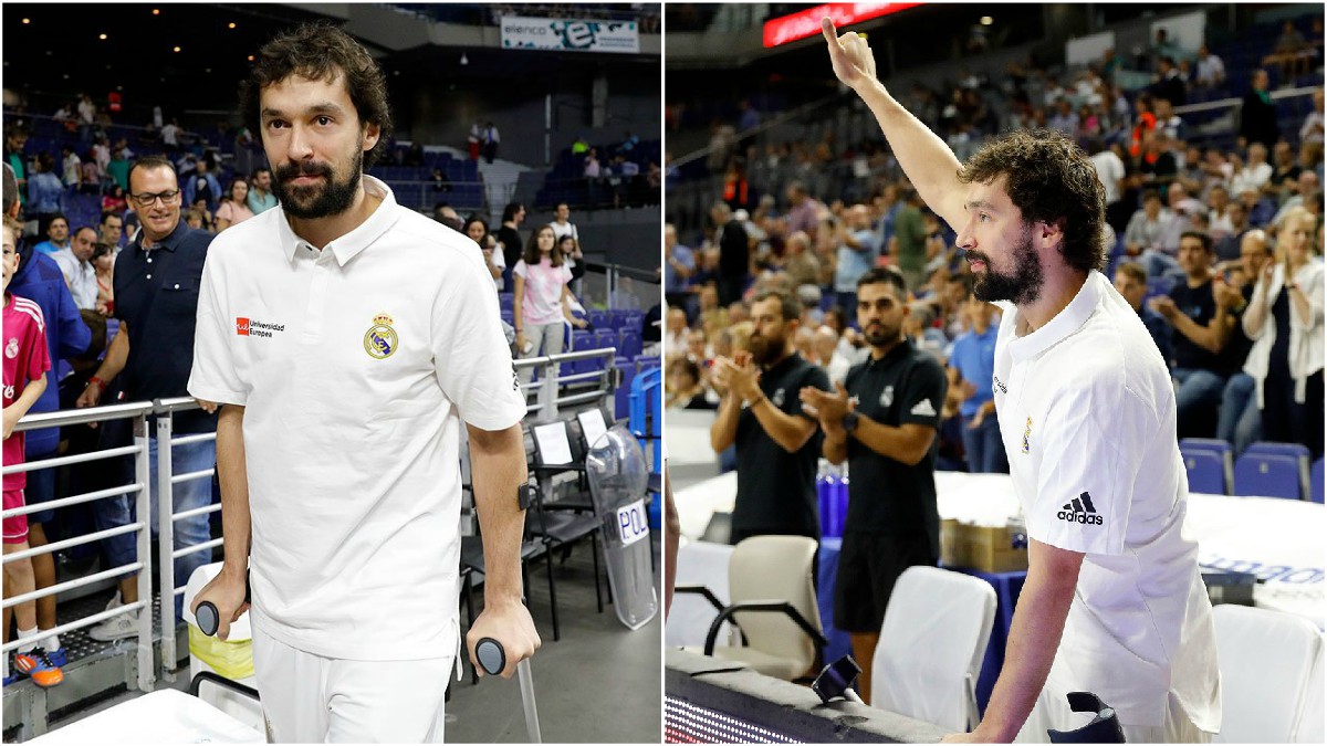 Llull, en su regreso al Palacio de los Deportes. (ACB)