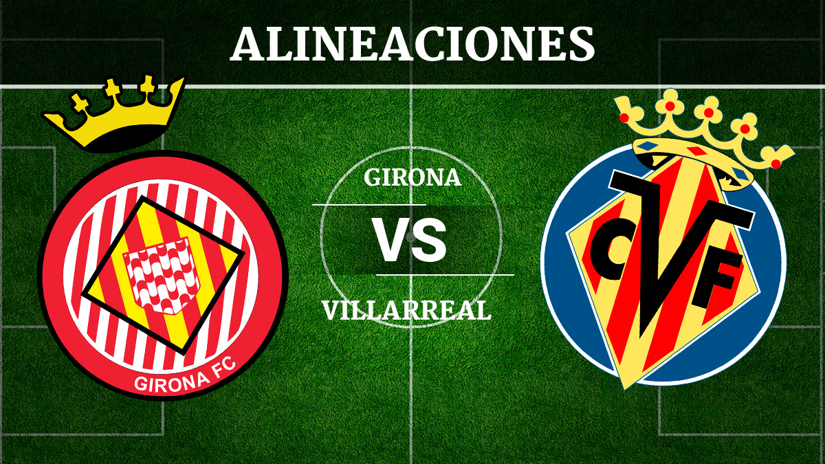 Consulta las posibles alineaciones del Girona vs Villareal.