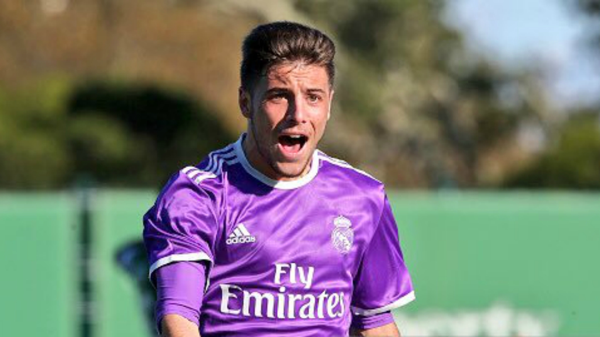 Franchu durante un partido de la temporada pasada en la Youth League. (Getty Images)