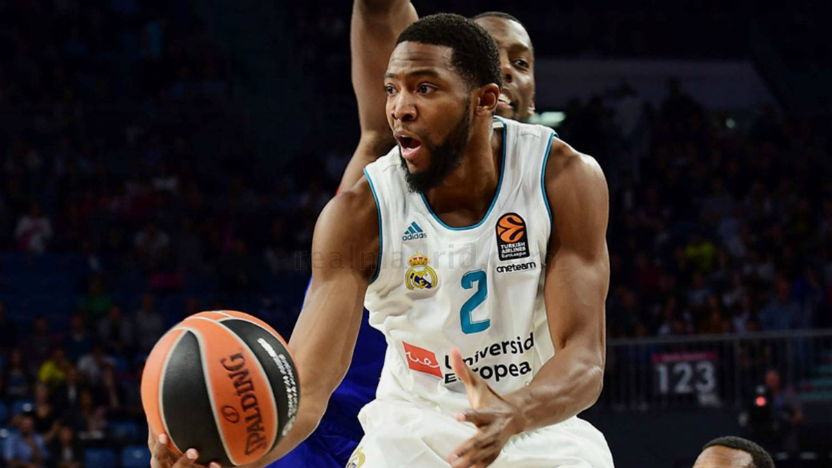 Chasson Randle, en el encuentro frente a Anadolu Efes. (realmadrid)