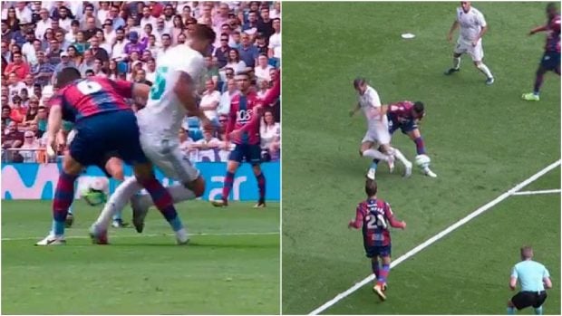 Los árbitros miran para otro lado: los penaltis clamorosos que no le han pitado al Madrid en Liga