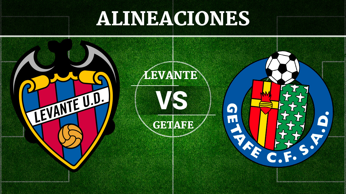 Consulta las posibles alineaciones del Levante vs Getafe.