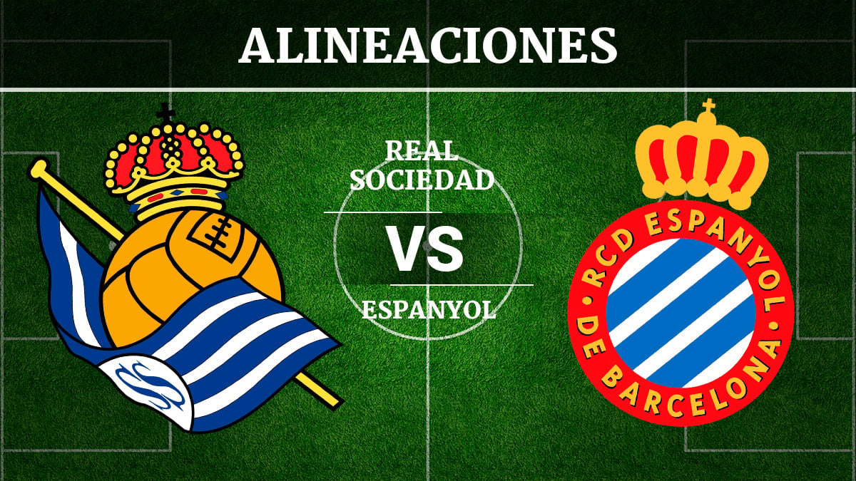 Consulta las posibles alineaciones del Real Sociedad vs Espanyol.