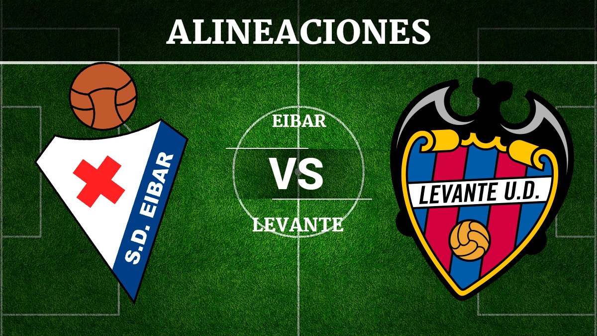 Consulta las posibles alineaciones del Éibar vs Levante