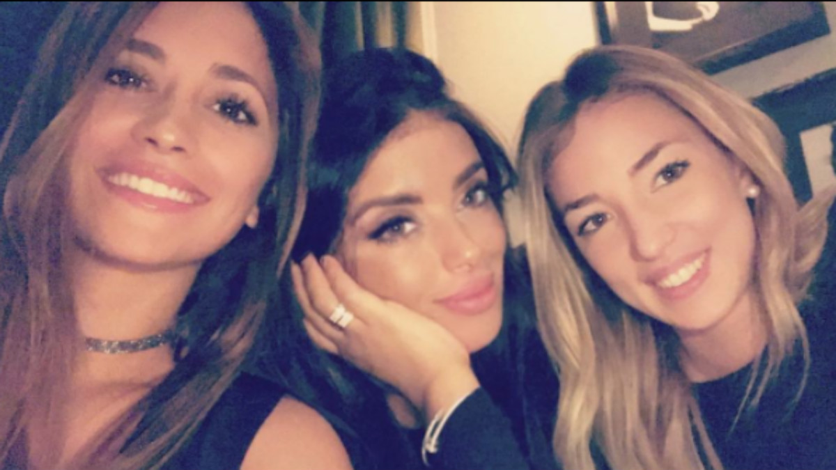 Antonella, Daniella y Alice Campello, juntas en Londres. (Instagram)