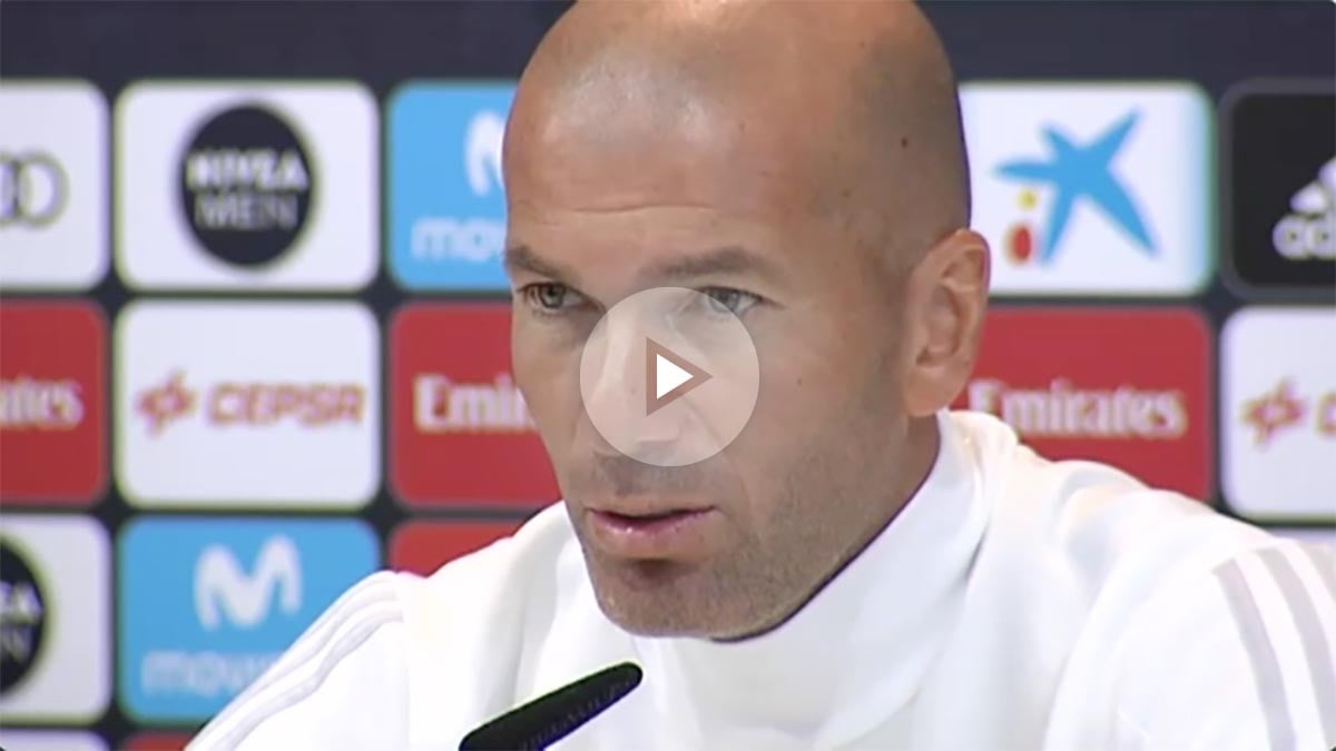 Zidane: «¿Girona? Hay mucho ruido alrededor, pero vamos a viajar y a jugar»