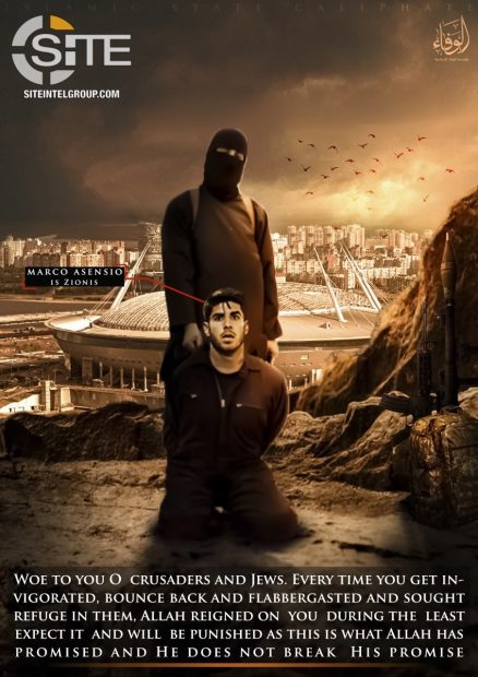 El ISIS amenaza a Marco Asensio de cara al Mundial 2018
