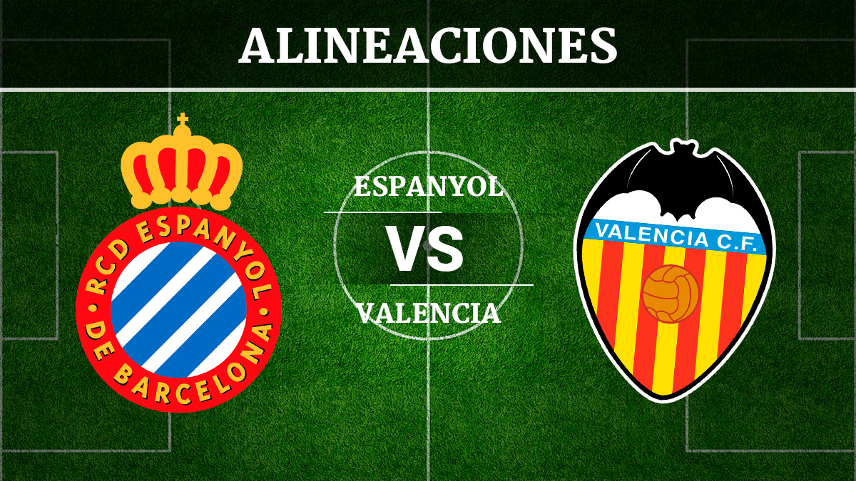 Consulta las posibles alineaciones del Espanyol vs Valencia.