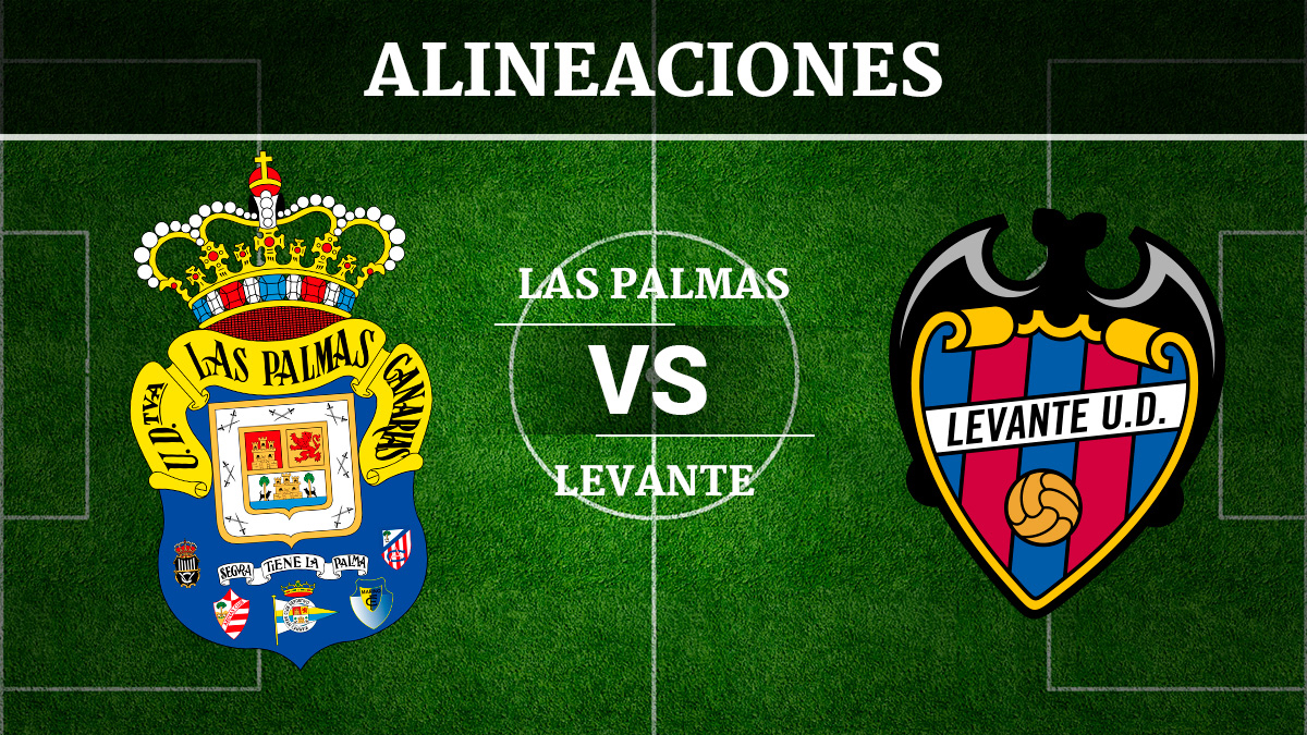 Consulta las posibles alineaciones del Las Palmas vs Levante.