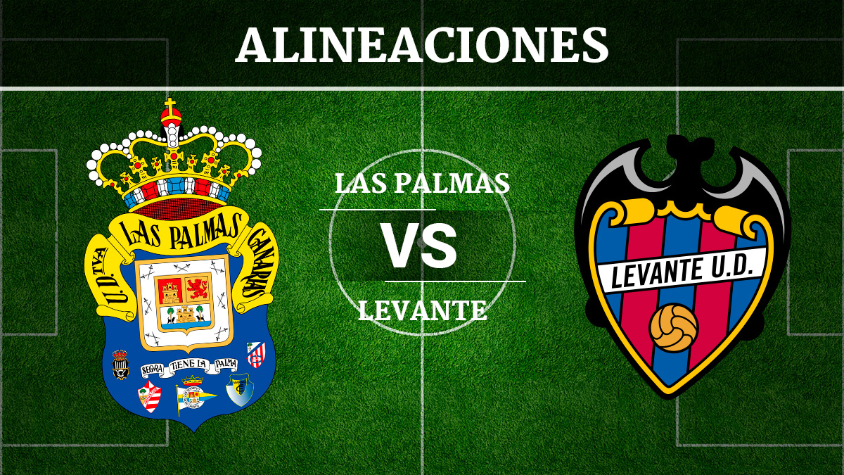 Alineaciones de u. d. las palmas contra levante ud