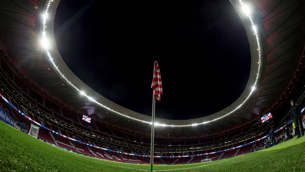 El Wanda Metropolitano vivió este sábado su primer derbi. (Getty)