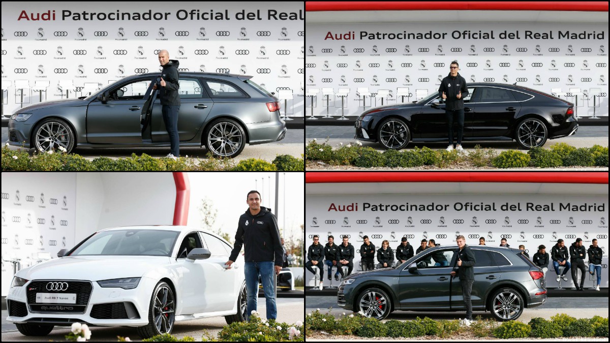 ¿Qué Audi eligió cada jugador del Real Madrid?