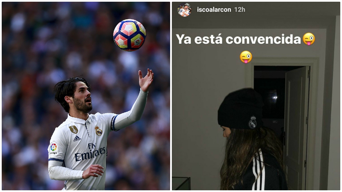 Isco convierte a su nueva novia al madridismo