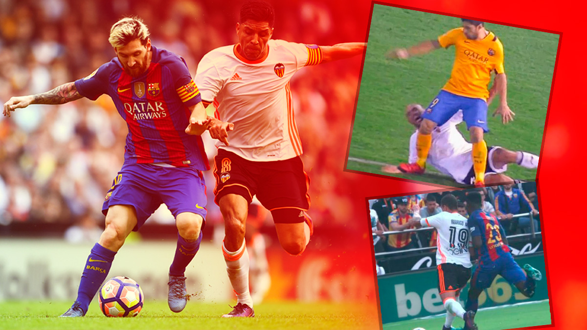 El Valencia lleva dos atracos seguidos contra el Barça en Mestalla